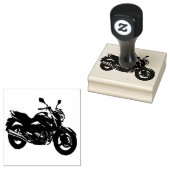 Houten kunststempels/motorfiets rubberstempel (Gestempeld)