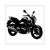 Houten kunststempels/motorfiets rubberstempel (Afrduk)