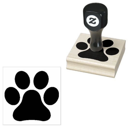 Houten kunststempels/pootdruk rubberstempel (Gestempeld)