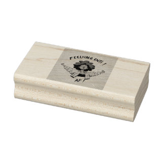 Houten kunststempels rubberstempel