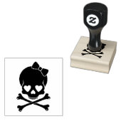 Houten Kunststempels/Schedel Rubberstempel (Gestempeld)