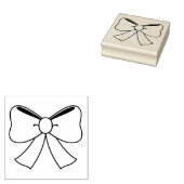 Houten kunststempels/strik rubberstempel (Gestempeld)