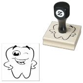 Houten kunststempels/tand rubberstempel (Gestempeld)