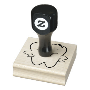 Houten kunststempels/tand rubberstempel