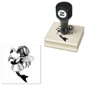 Houten kunststempels/tandenfee rubberstempel (Gestempeld)