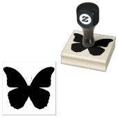 Houten kunststempels/vlinder2 rubberstempel (Gestempeld)