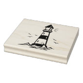 Houten kunststempels/vuurtoren rubberstempel (Stempel)