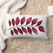 Houten Kussen - Waterverf Blad (Deken)