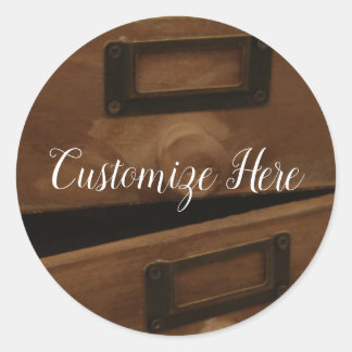 houten la ronde sticker