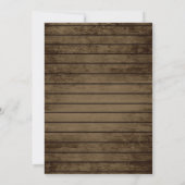 Houten ladder Burgundy Floral Table One Seatcard (Achterkant)