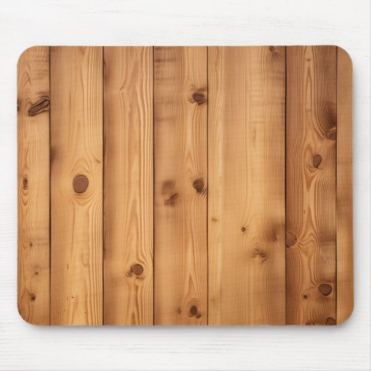 houten lambriseringspatroon muismat (Voorkant)