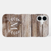 Houten Laurus Op Maat Gemaakte iPhone Hoes Met Mon Hoesje (Achterkant horizontaal)