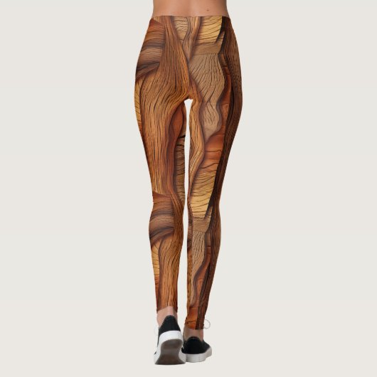 Houten Leggings -  (Achterkant)