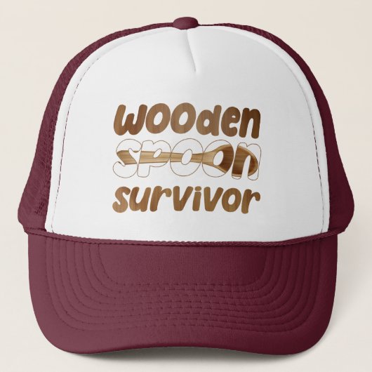 Houten lepel Overlevende Grappige Italiaanse Fun E Trucker Pet (Voorkant)