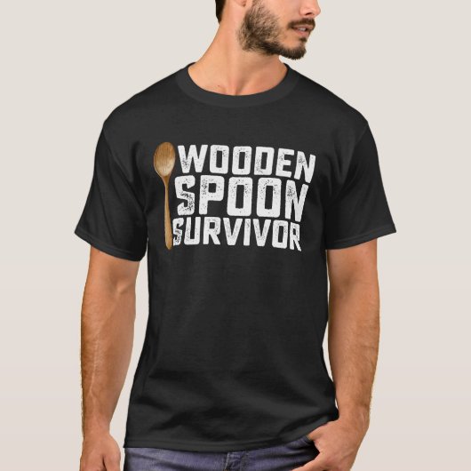 Houten Lepel Overlever T-shirt (Voorkant)