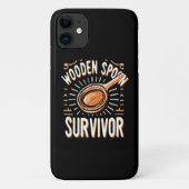 Houten lepel Survivor Case-Mate iPhone Case (Achterkant)
