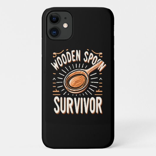Houten lepel Survivor Case-Mate iPhone Case (Achterkant)