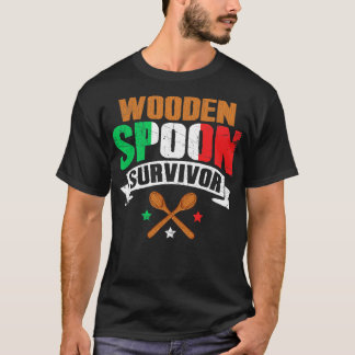Houten Lepel Survivor Italiaans T-shirt