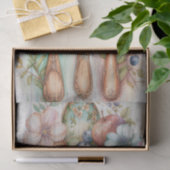 HOUTEN LEPELS FLORALE DECOUPAGE TISSUEPAPIER (Geschenk)