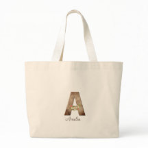 Houten letter bloem monogram pensionering Canvas t