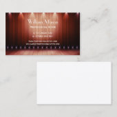 Houten lichtfase, Actor - Visitekaartje (Voorkant / Achterkant)