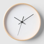 Houten Lijst klok (Voorkant)
