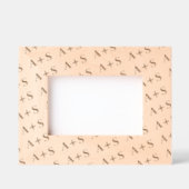 Houten lijst met gegraveerd vriendenmonogrammotief (Voorkant)