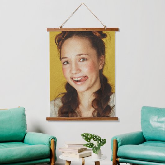 Houten Lijsten wandtapijt Hangend Wandkleed (Woonkamer)