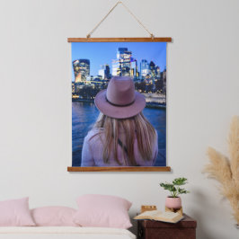 Houten Lijsten wandtapijt Hangend Wandkleed