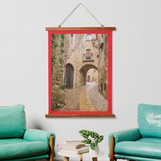 Houten Lijsten wandtapijt Hangend Wandkleed (Woonkamer)