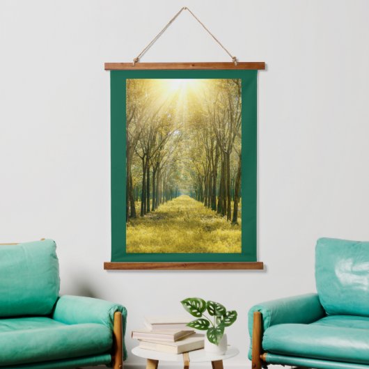 Houten Lijsten wandtapijt Hangend Wandkleed (Woonkamer)