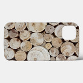 Houten Logs Case-Mate iPhone Case (Achterkant (horizontaal))
