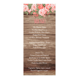 Houten loop en lantaarn - Koraal Reclamekaart