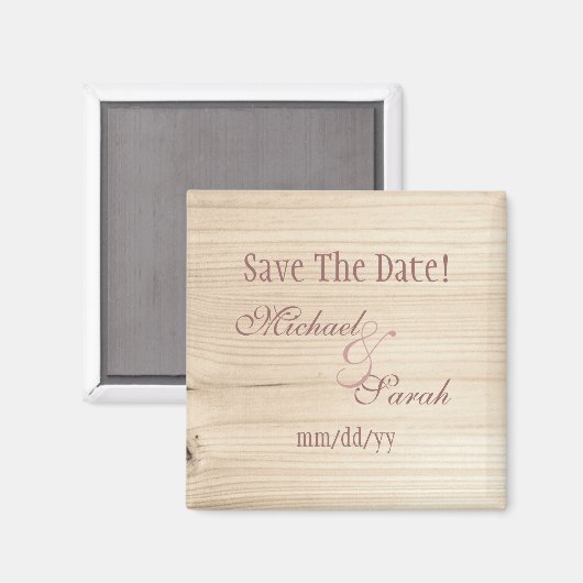 Houten Magneet (Voorkant / Achterkant)