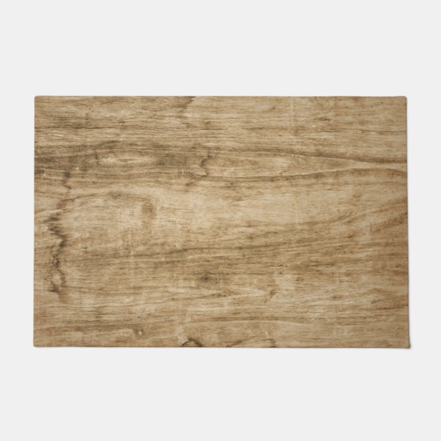 Houten mat. deurmat (Voorkant)