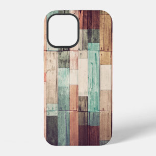 Houten materiaal achtergrond. Vintage behangachter iPhone 12 Hoesje