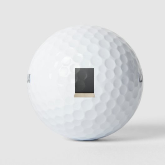Houten menuhouder golfballen (Voorkant)