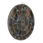 houten meubelen verouderde textuur dartbord (Voorkant Links)