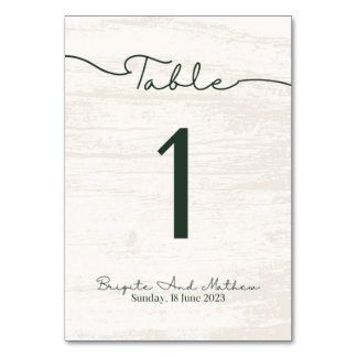 Houten Moderne Tafelkaart Kaart