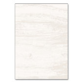 Houten Moderne Tafelkaart Kaart (Achterkant)