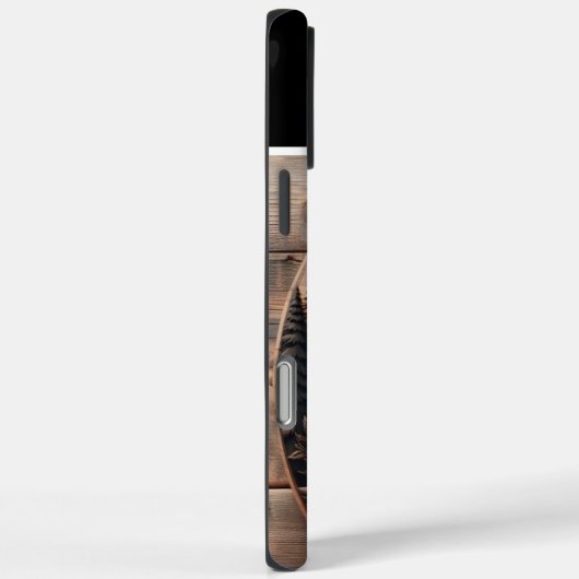 Houten Moose Carving Case-Mate iPhone Case (Achterkant / Rechts)