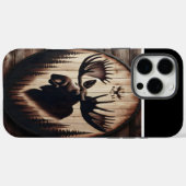 Houten Moose Head Artwork Case-Mate iPhone Case (Achterkant (horizontaal))