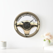  houten motorstuur grote klok (Huis)