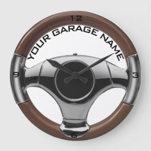  houten motorstuur voor sportdoeleinden 2 grote klok