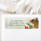 Houten Muis & Bessen Retouradres Labels (Insitu)