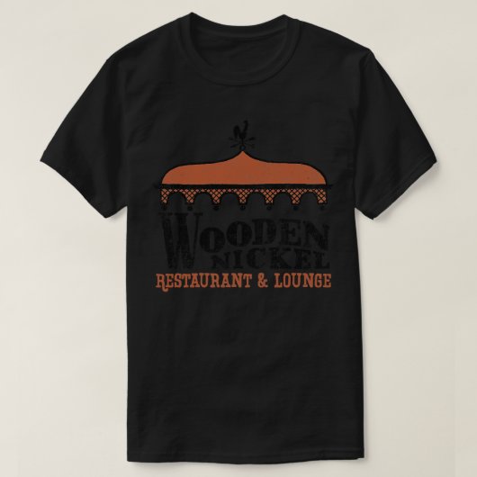 Houten Nikkel Restaurant Lounge T-shirt (Design voorkant)