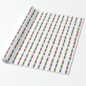 Houten Notenkrakers Cadeaupapier (Uitgerold)