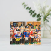 Houten Notenkrakers Feestdagenkaart (Staand voorkant)