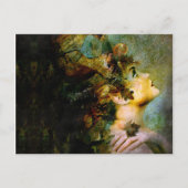 houten nymphett briefkaart (Voorkant)