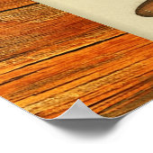 houten onderzeeër poster (Hoek)